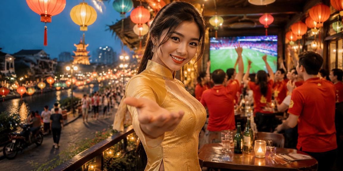 Người dùng mặc áo dài tại Hà Nội trải nghiệm casino trực tuyến trên điện thoại